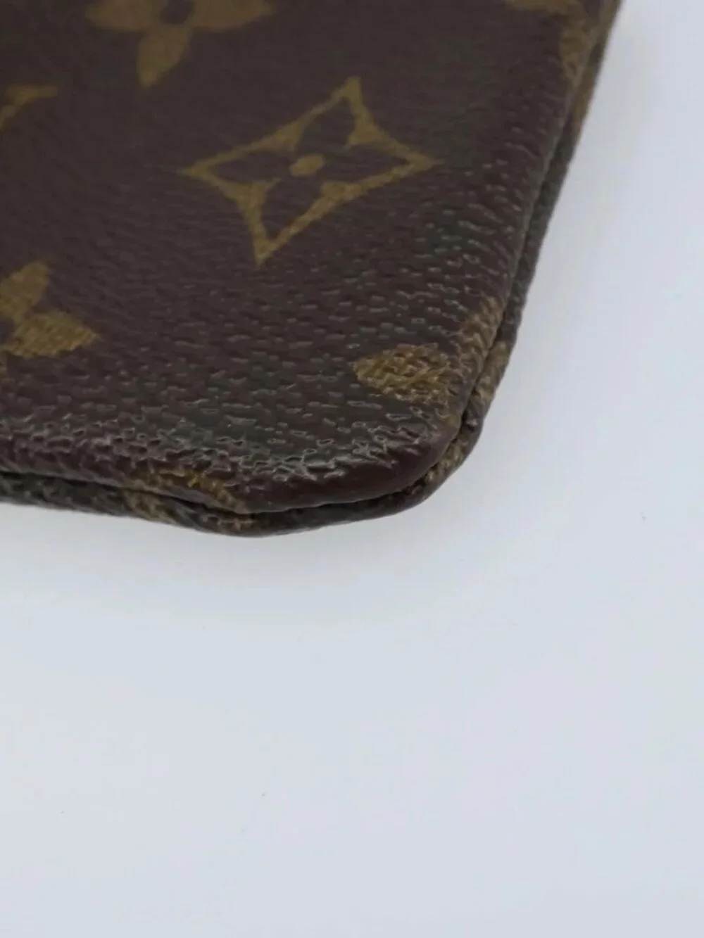 LOUIS VUITTON Monogram Pochette Cles Coin Purse M62650 LV Auth ki6542